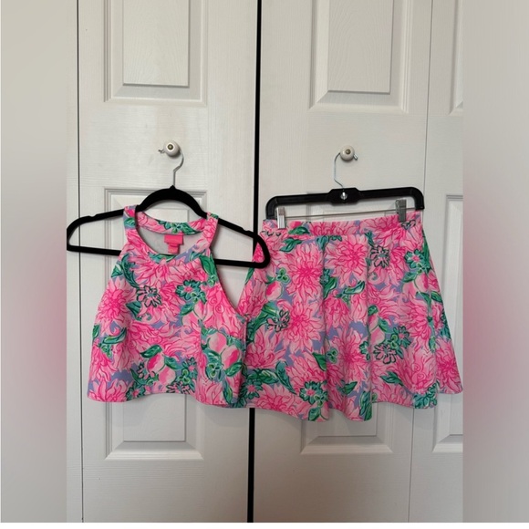 Lilly Pulitzer Dresses & Skirts - Lilly Pulitzer Cropped Vonita Set - size 16 girls / fits like women’s small
